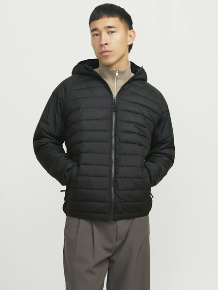 Jack & Jones Jack & Jones Moška črna prešita jakna