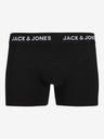 Jack & Jones Komplet treh črnih moških boksarskih hlač Jack & Jones