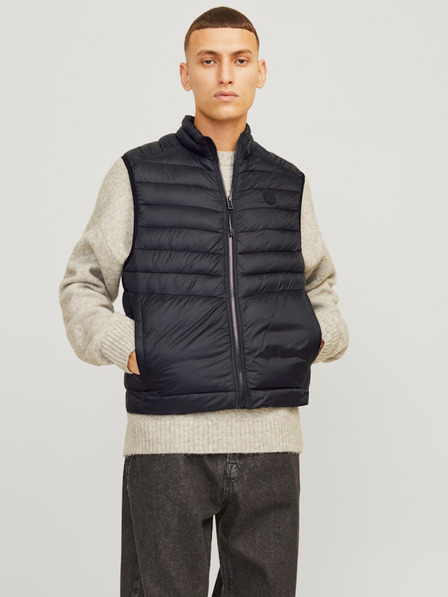 Jack & Jones Črni moški prešiti jopič Jack & Jones Sprint