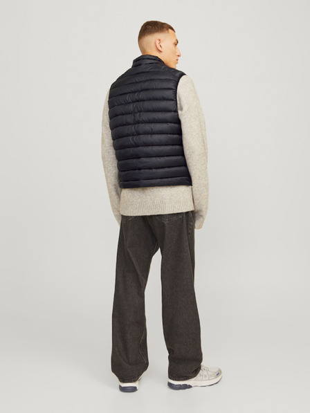 Jack & Jones Črni moški prešiti jopič Jack & Jones Sprint
