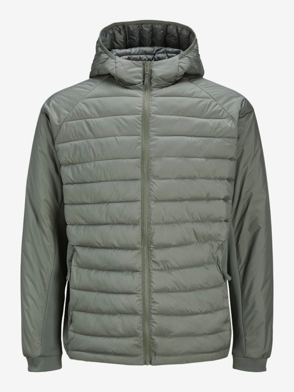 Jack & Jones Zelena moška prešita jakna Jack & Jones