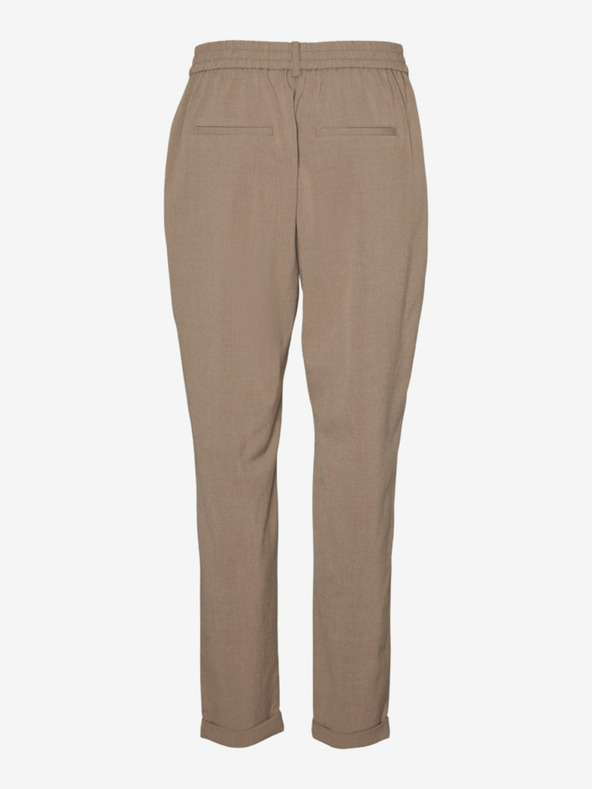 Vero Moda Rjave ženske hlače Vero Moda Maya