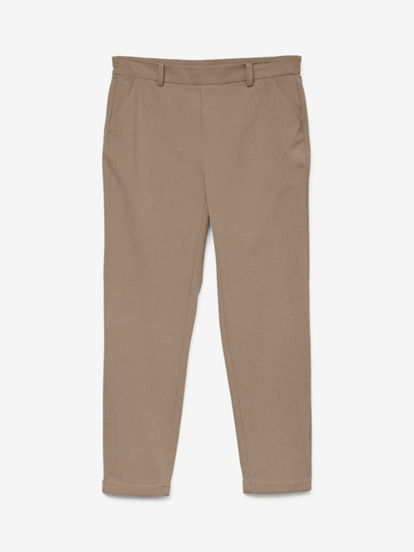 Vero Moda Rjave ženske hlače Vero Moda Maya