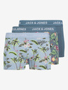 Jack & Jones Komplet treh modrih moških boksaric Jack & Jones