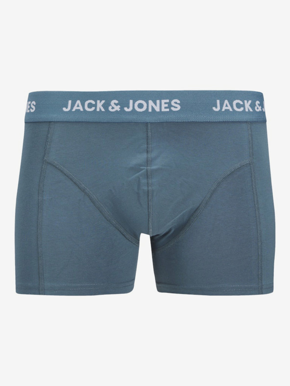Jack & Jones Komplet treh modrih moških boksaric Jack & Jones
