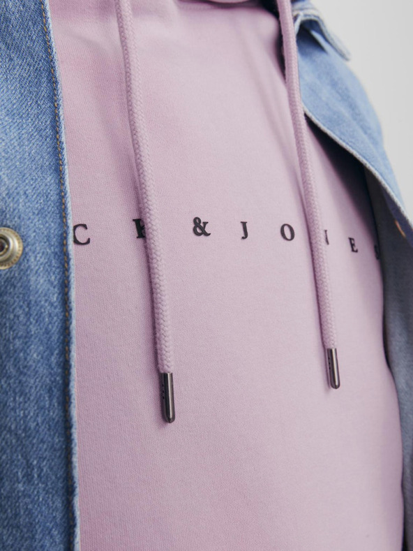 Jack & Jones Svetlo roza moška kapuca Jack & Jones Star