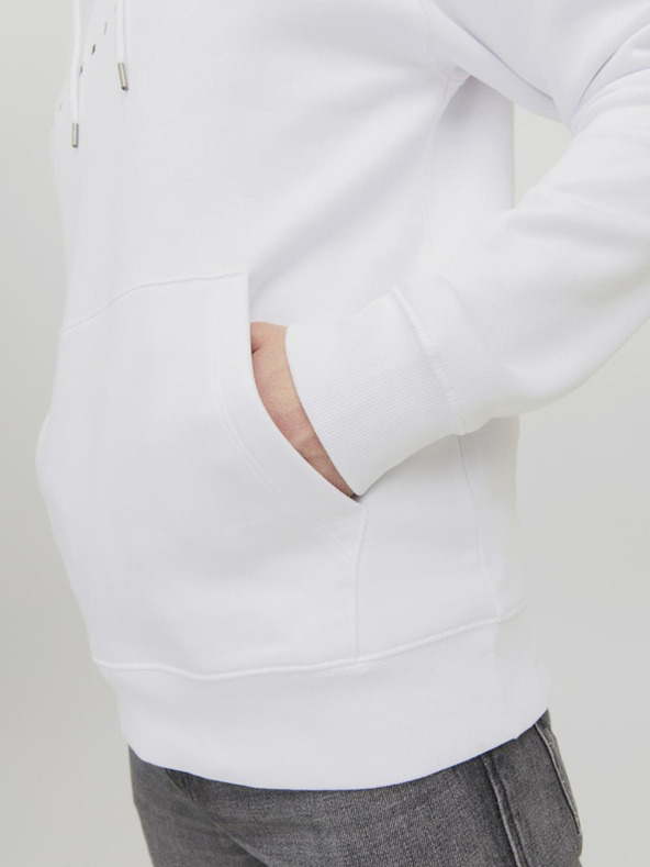 Jack & Jones Bela moška kapuca Jack & Jones Star