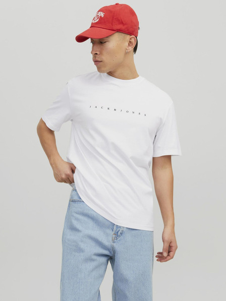 Jack & Jones Bela moška jopa s kapuco Jack & Jones Star