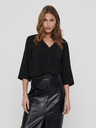 Jacqueline de Yong Črna ženska bluza JDY