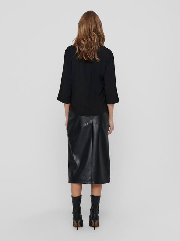 Jacqueline de Yong Črna ženska bluza JDY