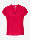 Jacqueline de Yong Rdeča bluza JDY Lion