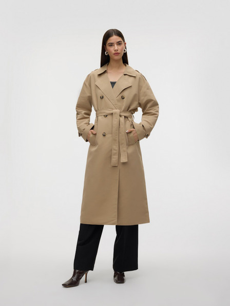 Vero Moda Bež ženski plašč Vero Moda Chloe