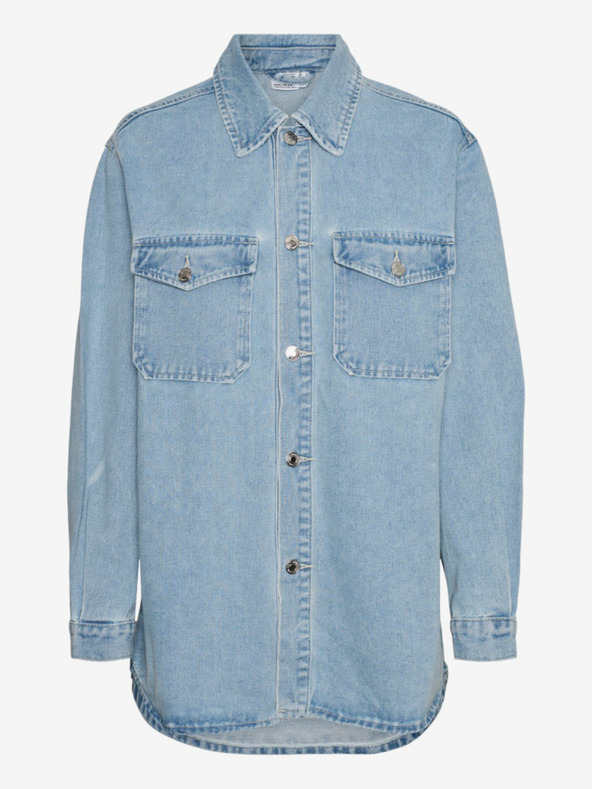 Vero Moda Svetlo modra ženska majica iz džinsa Vero Moda Naya