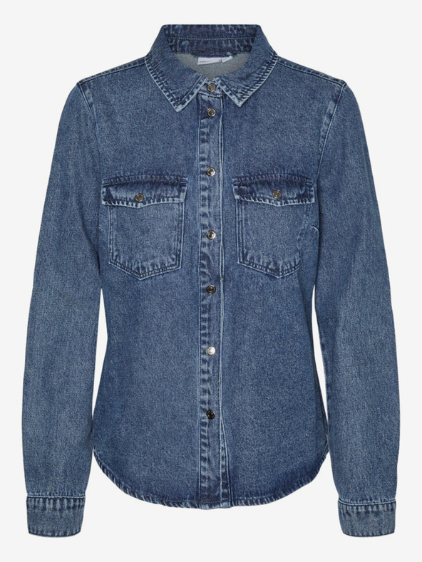 Vero Moda Modra ženska majica iz džinsa Vero Moda Jennie