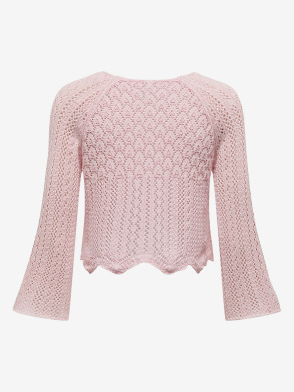 ONLY Svetlo roza ženski pulover ONLY Nola