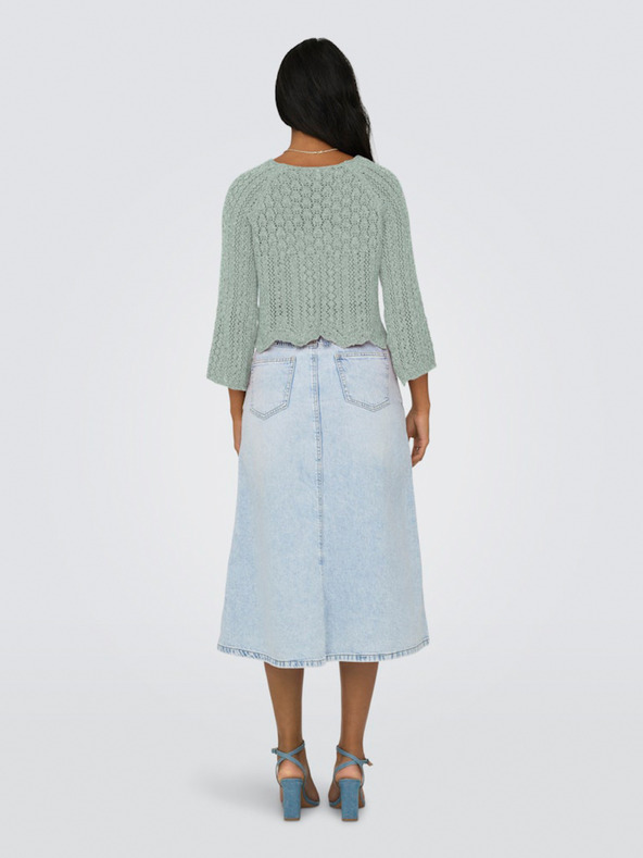 ONLY Zelena ženska majica ONLY Nola