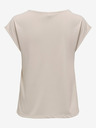 ONLY Bež ženska majica SAMO brezplačno