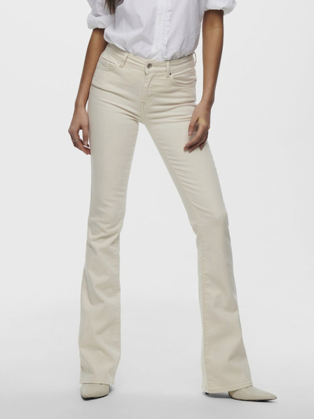 ONLY Kremne ženske kavbojke ONLY Blush Jeans