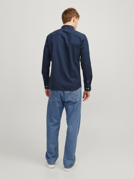Jack & Jones Temno modra moška srajca Jack & Jones Brook