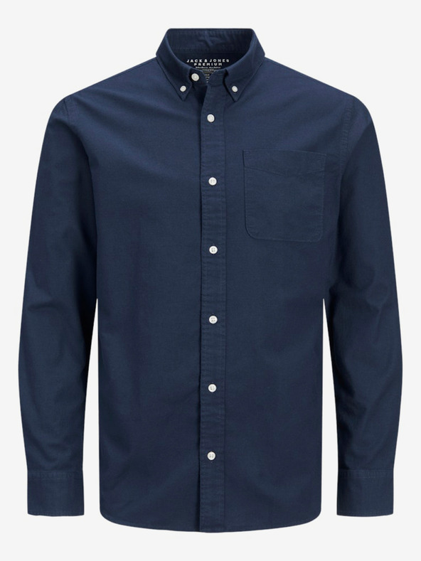 Jack & Jones Temno modra moška srajca Jack & Jones Brook