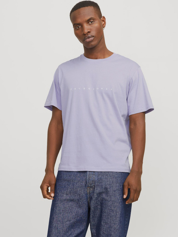 Jack & Jones Svetlo vijolična moška srajca Jack & Jones Star