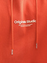 Jack & Jones Oranžna moška jopa s kapuco Jack & Jones Vesterbro
