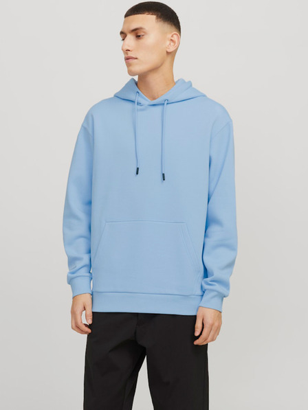 Jack & Jones Modra moška jopa s kapuco Jack & Jones Bradley