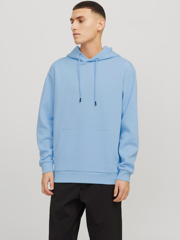 Jack & Jones Modra moška jopa s kapuco Jack & Jones Bradley