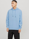Jack & Jones Modra moška jopa s kapuco Jack & Jones Bradley