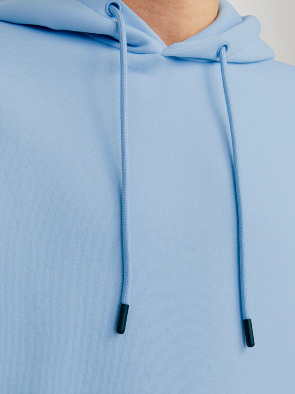 Jack & Jones Modra moška jopa s kapuco Jack & Jones Bradley