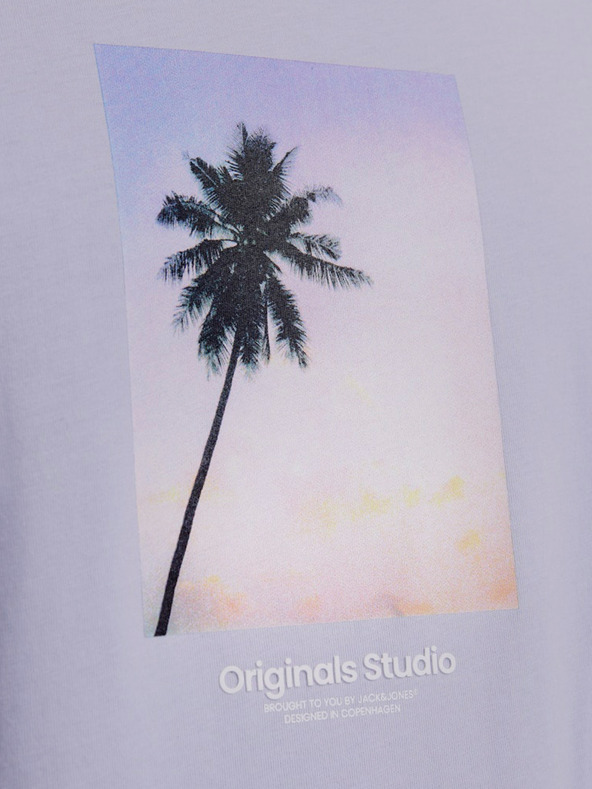 Jack & Jones Svetlo vijolična moška majica Jack & Jones Vesterbro