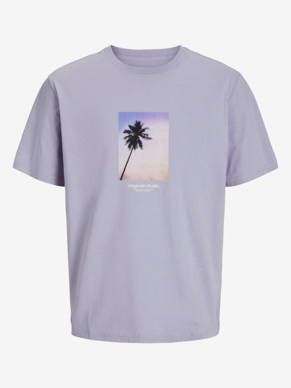 Jack & Jones Svetlo vijolična moška majica Jack & Jones Vesterbro