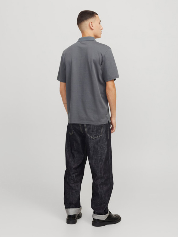 Jack & Jones Siva moška polo majica Jack & Jones Crodney