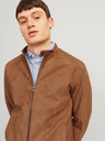 Jack & Jones Rjava moška jakna Jack & Jones Dylan iz semiša