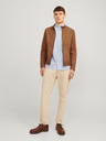 Jack & Jones Rjava moška jakna Jack & Jones Dylan iz semiša