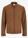 Jack & Jones Rjava moška jakna Jack & Jones Dylan iz semiša