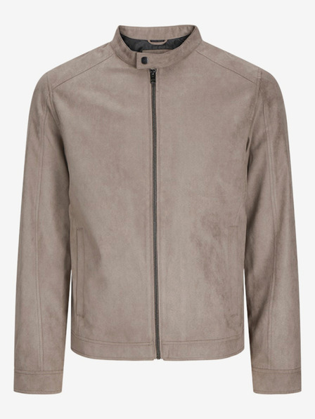Jack & Jones Jack & Jones Dylan moška bež jakna iz semiša