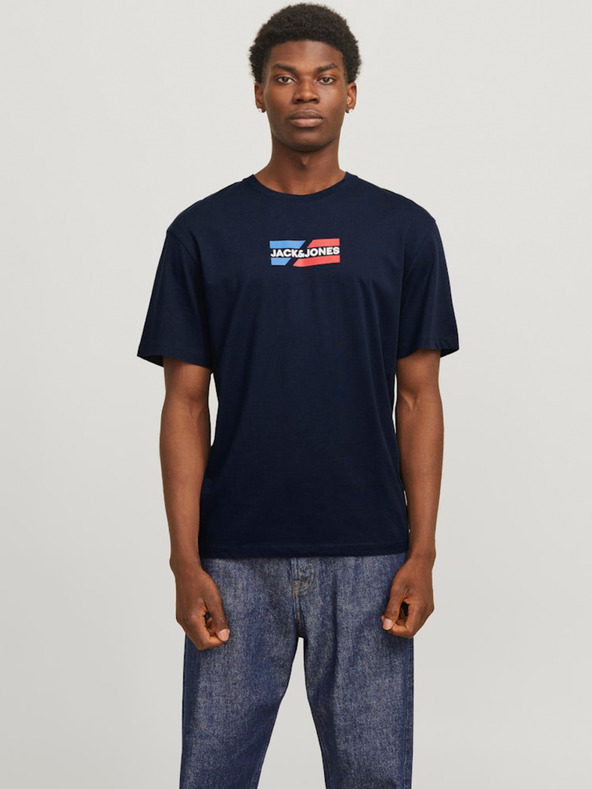 Jack & Jones Temno modra moška srajca Jack & Jones Corp
