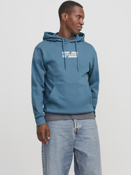 Jack & Jones Modra moška majica s kapuco Jack & Jones Corp