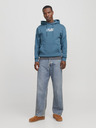 Jack & Jones Modra moška majica s kapuco Jack & Jones Corp