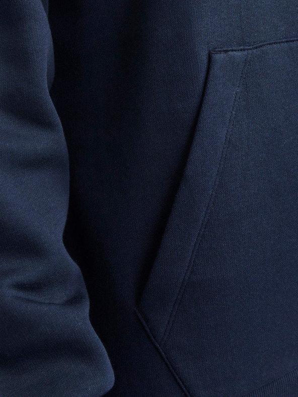 Jack & Jones Temno modra moška jopa s kapuco Jack & Jones Corp