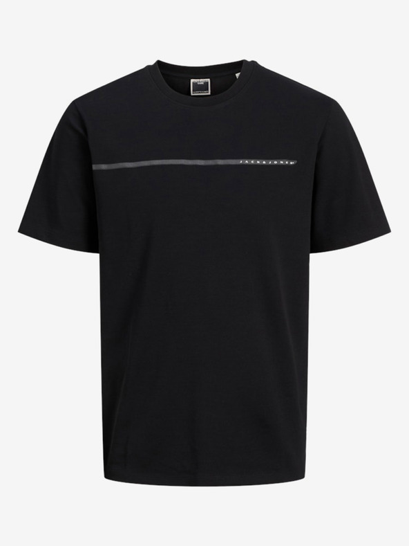 Jack & Jones Črna moška srajca Jack & Jones Fusion