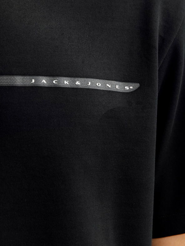 Jack & Jones Črna moška srajca Jack & Jones Fusion