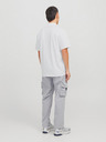 Jack & Jones Bela moška polo majica Jack & Jones Fusion