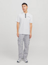 Jack & Jones Bela moška polo majica Jack & Jones Fusion