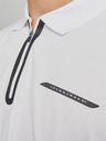 Jack & Jones Bela moška polo majica Jack & Jones Fusion