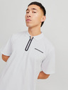 Jack & Jones Bela moška polo majica Jack & Jones Fusion