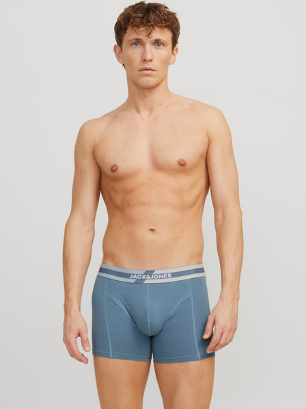 Jack & Jones Komplet treh moških boksaric Jack & Jones v modri, sivi in črni barvi