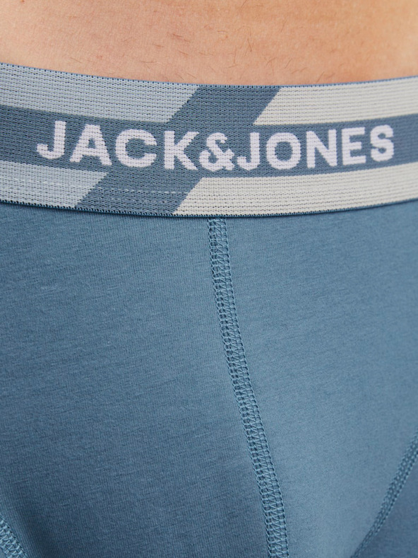 Jack & Jones Komplet treh moških boksaric Jack & Jones v modri, sivi in črni barvi