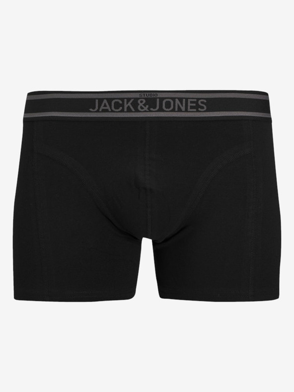 Jack & Jones Komplet treh moških boksaric Jack & Jones v črni in modri barvi